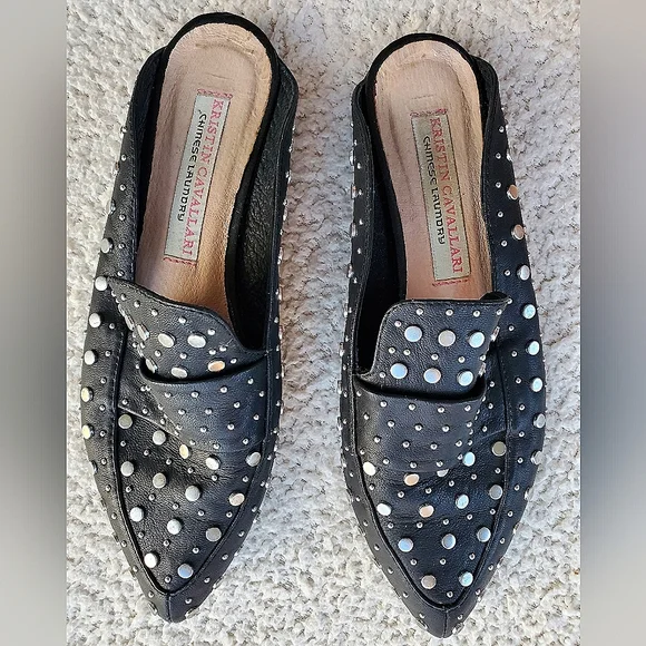 Kristin Cavallari Charlie x Chinese Laundry Studded Women's Mules Flats - Picture 1 of 7